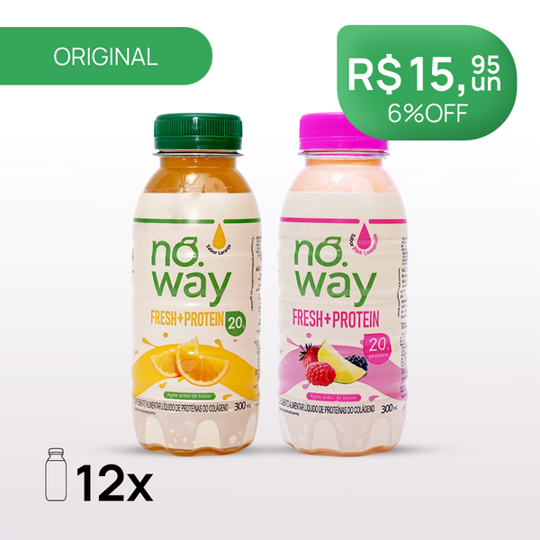Combo Noway: 6 Laranja Proteico + 6 Pink Lemonade Proteico