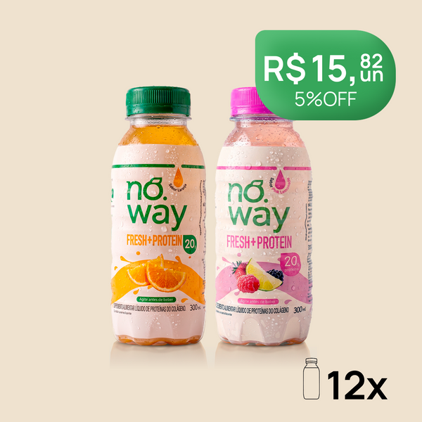 Combo Noway: 6 Laranja Proteico + 6 Pink Lemonade Proteico