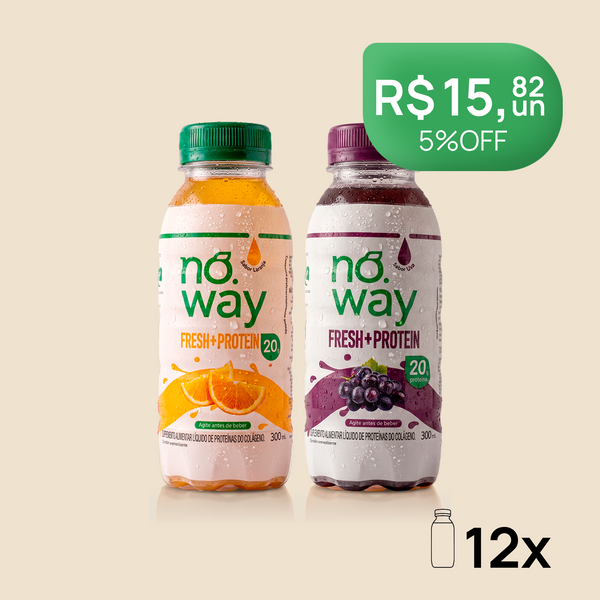 Combo Noway: 6 Uva Proteico + 6 Laranja Proteico