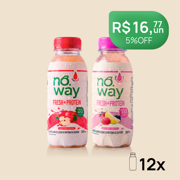 Combo Noway: 6 Maçã Proteico + 6 Pink Lemonade Proteico