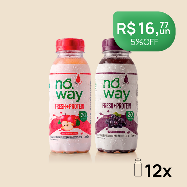 Combo Noway: 6 Maçã Proteico + 6 Uva Proteico